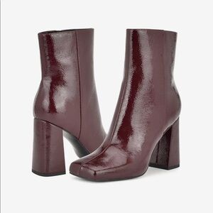 Cherry Red Nine West Ankle Booties (Brand New Without Tags) Size 7.5